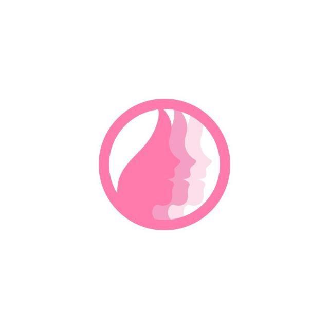 Aesthetic Logo - Spa Aesthetic Logo Design Template Vector, Head, Pink, Women PNG