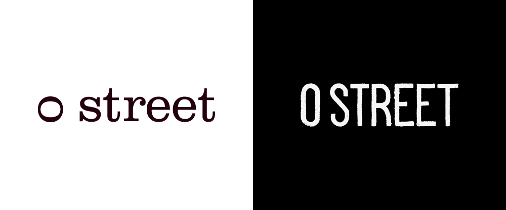 Street Logo - Brand New: New Logo and Identity by and for O Street