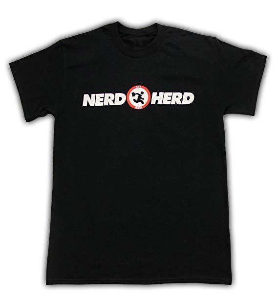 Chuck Logo - Chuck Nerd Herd Logo Black Adult T Shirt Tee