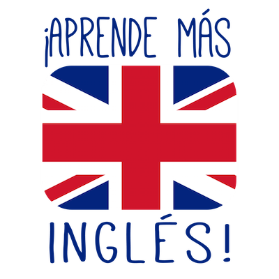 Ingles Logo - aprende más inglés flag logo small Inglés