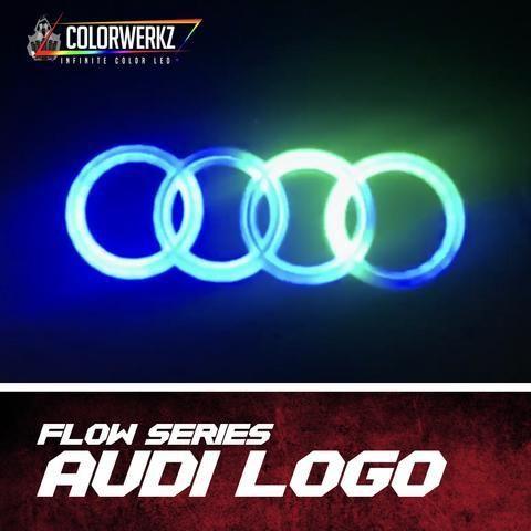 Chasing Logo - Audi LED Emblem Logo (Flow Series)