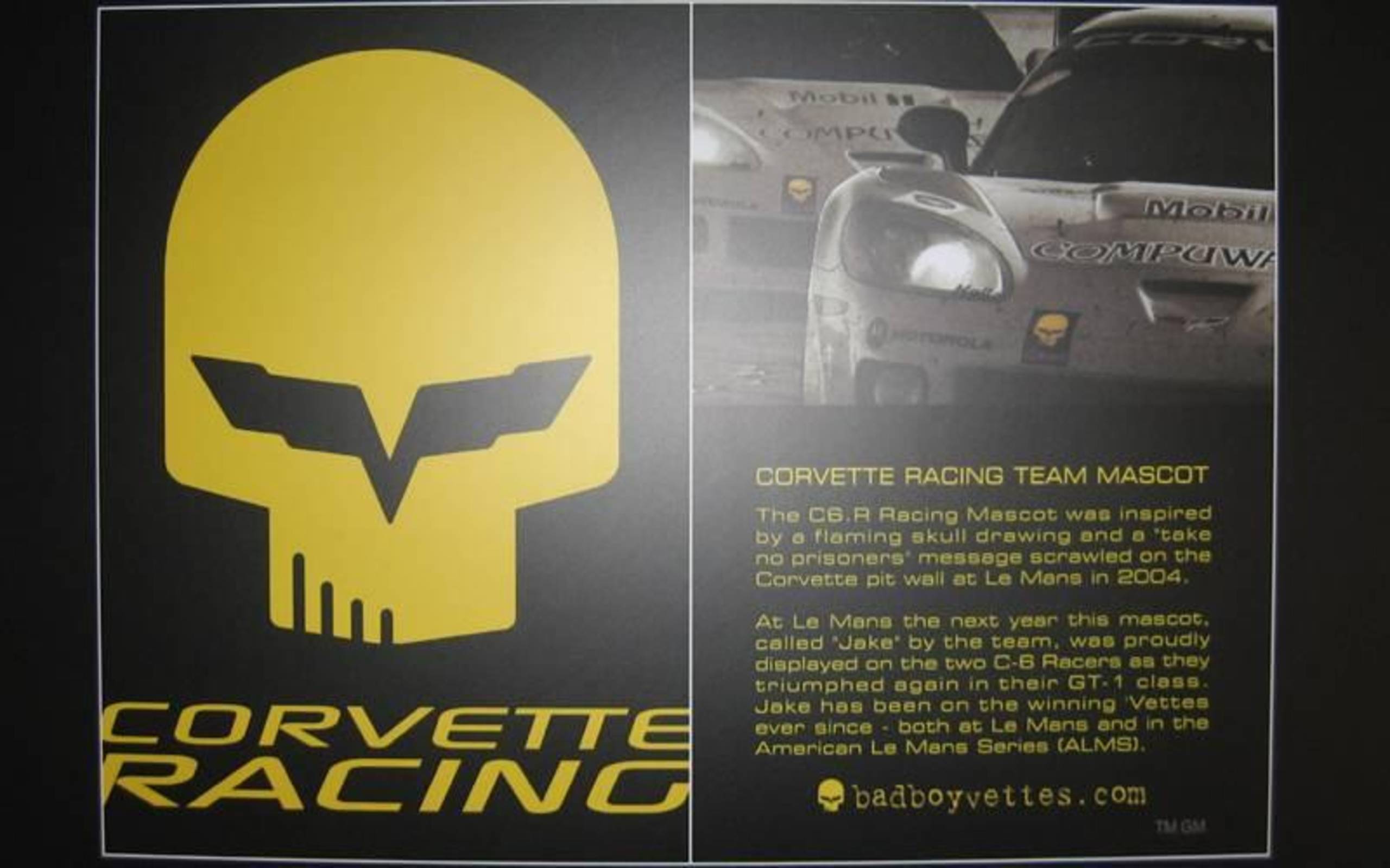 Autoweek Logo - Skull Success: Corvette C6.R logo celebrates anniversary