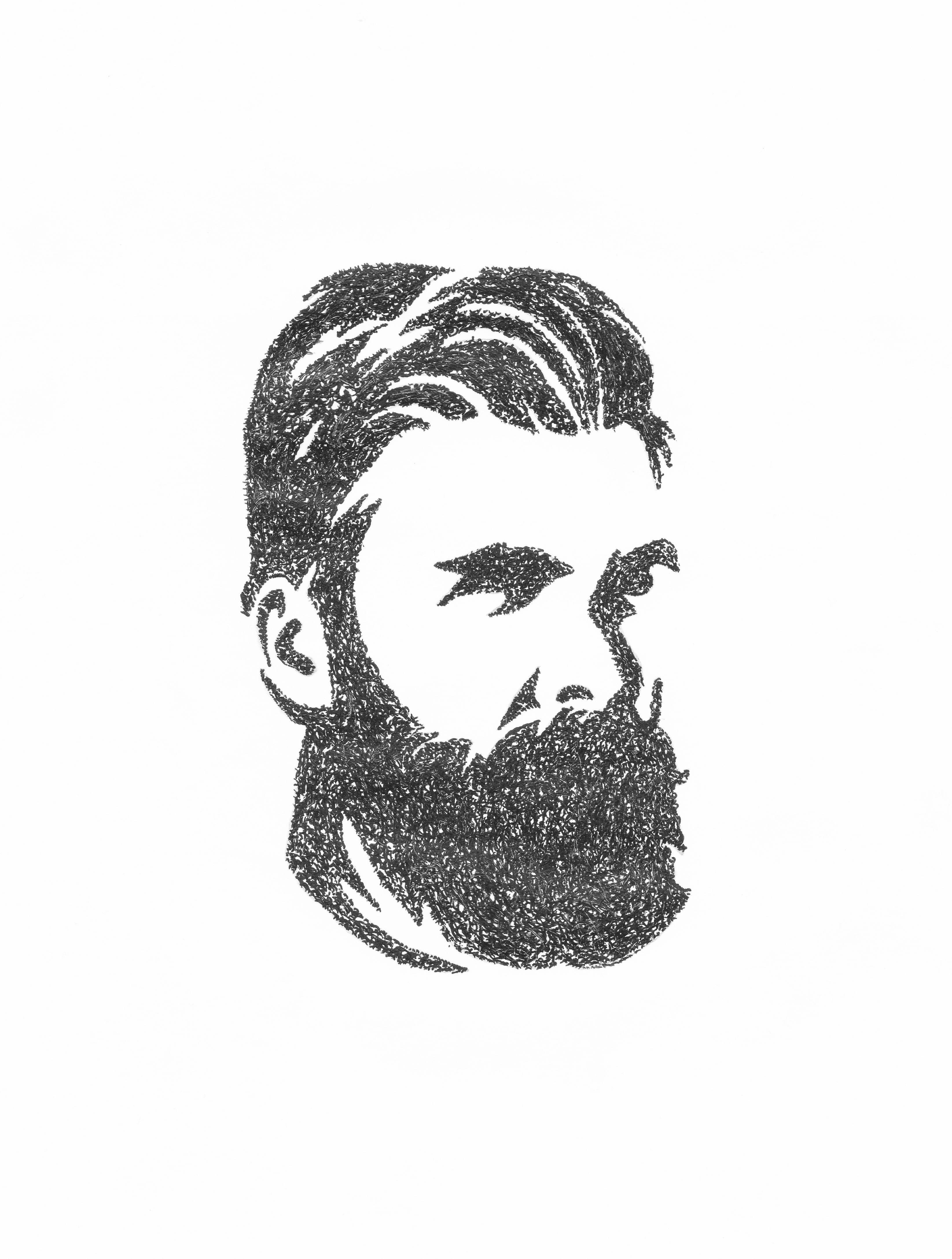 Pointillism Logo - Barber, Illustration, Inkipen, pointillism, art, logo, tattoo ...