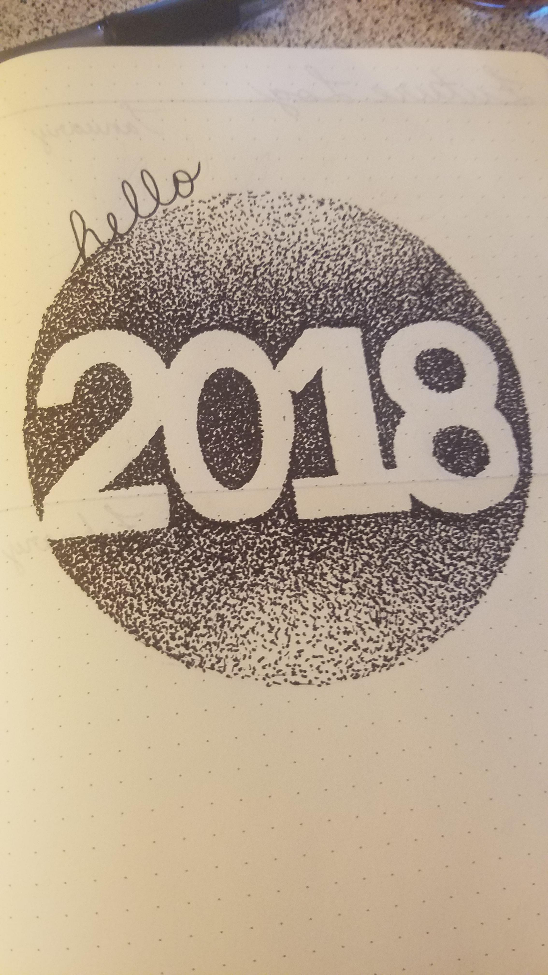 Pointillism Logo - Pointillism title page! : bulletjournal