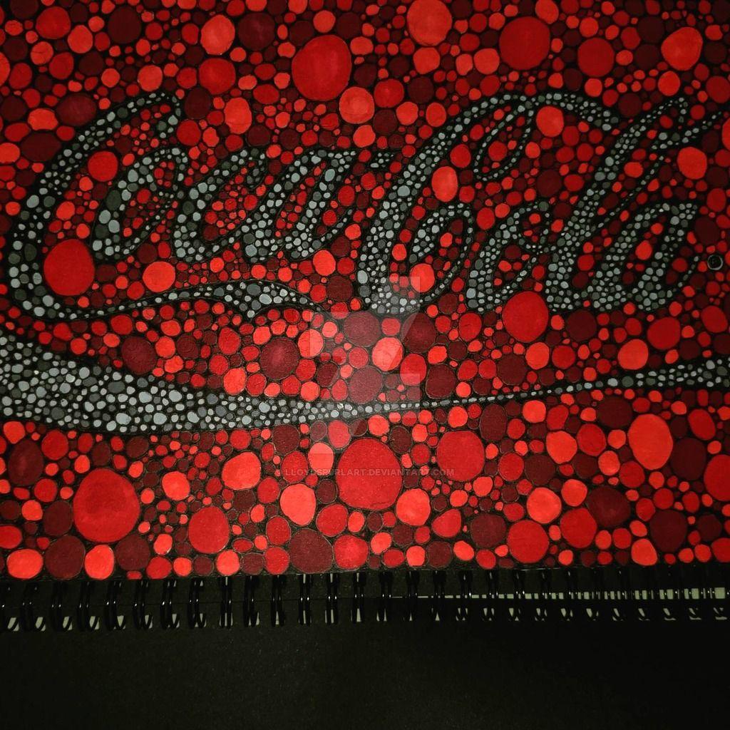 Pointillism Logo - Coca-Cola Pointillism Logo by lloydspurlart on DeviantArt