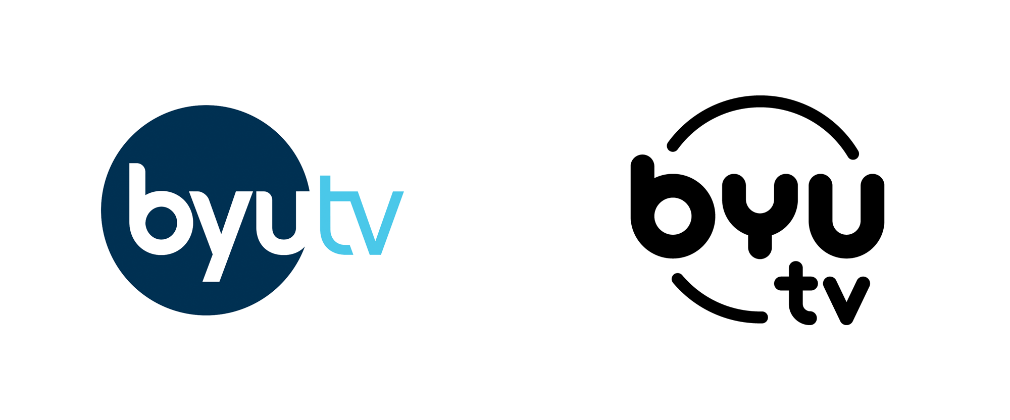 BYUtv Logo - Brand New: New Logo and On-air Look for BYUtv by Troika