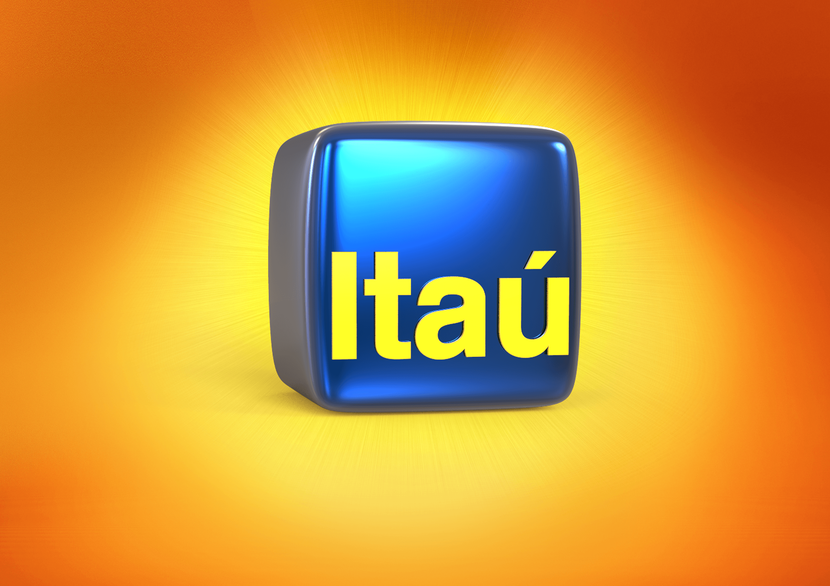 Itau Logo - ITAÚ - LOGO 3D - ESTUDOS DE CINEMA 4D on Behance