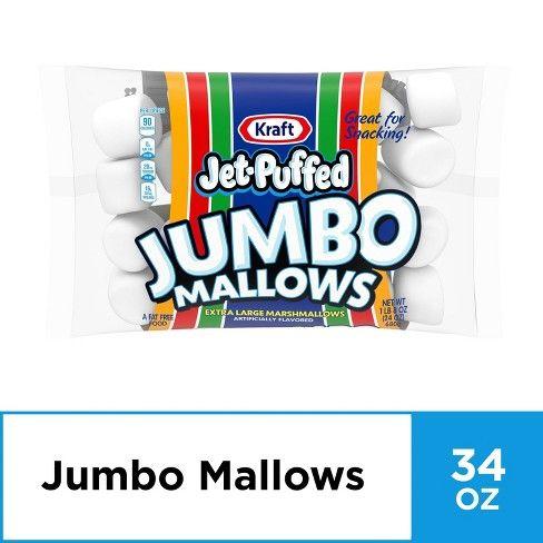 Jet-Puffed Logo - Kraft Jet Puffed Jumbo Mallows Extra Large Marshmallows
