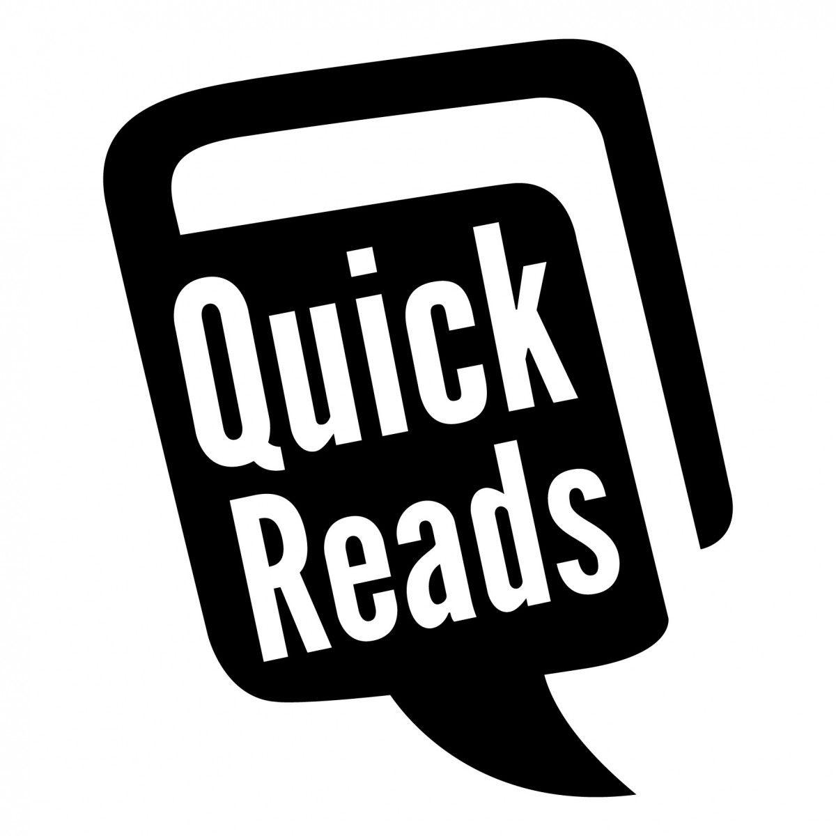 Read Logo - Quick Reads logo black | Reading Agency