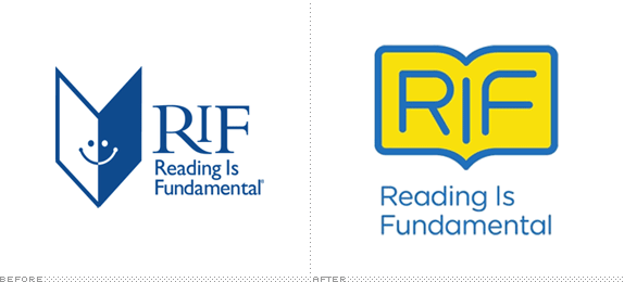 Read Logo - Brand New: Reading is Fundamental is Fun