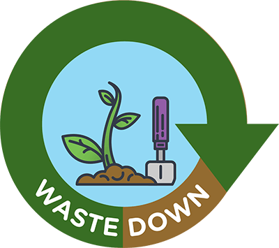 Composting Logo - Welcome to Waste Down - Waste Down - Good Natured Composting