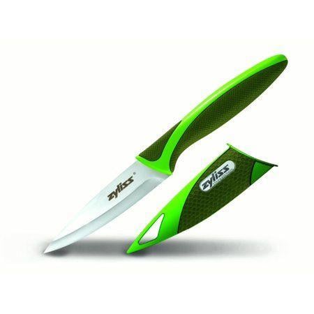 Zyliss Logo - Zyliss - Paring Knife with Sheath Cover Green - 3.5 Inch