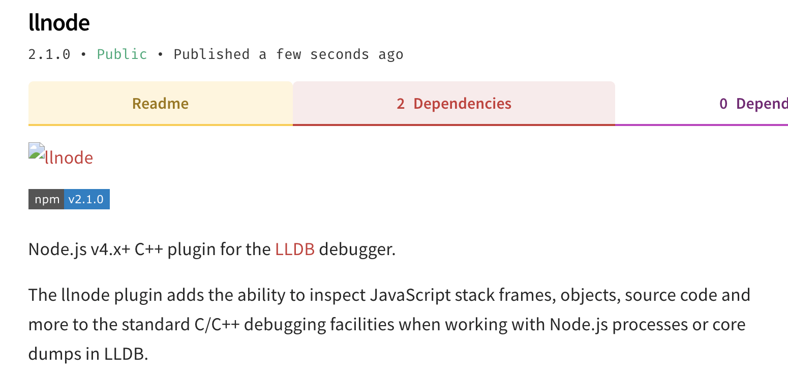 Npm Logo - Logo missing on npm page · Issue #251 · nodejs/llnode · GitHub