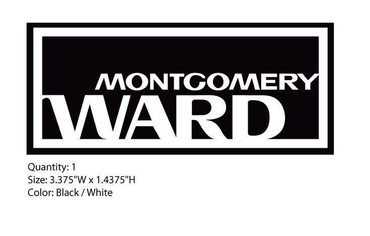 Ward Logo - Montgomery Ward Logo Decal