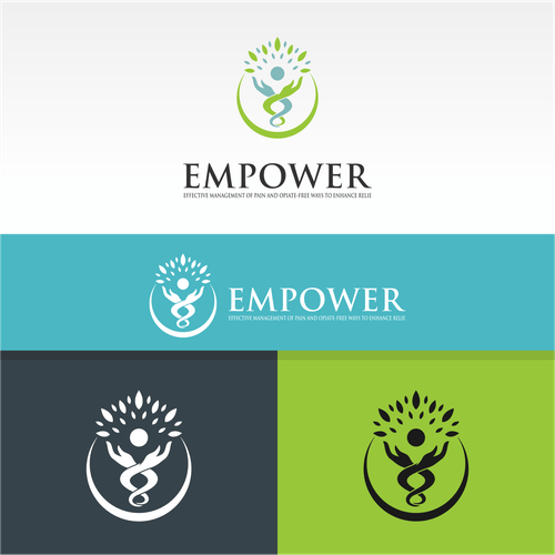 Empower Logo - Positive Logo Design for a Patient Program Entitled EMPOWER. Logo
