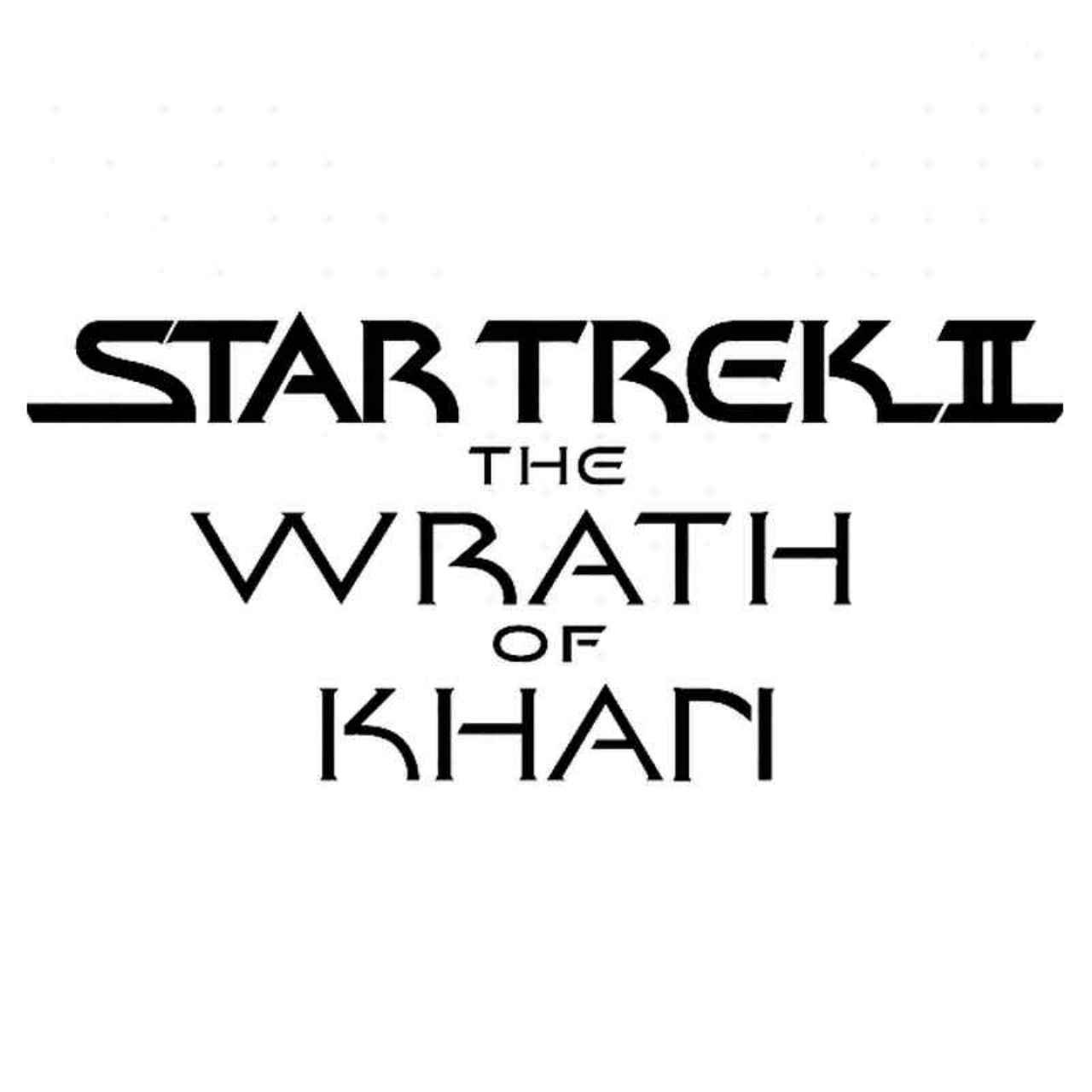 Wrath Logo - Solid Star Trek The Wrath Of Khan Logo Vinyl Decal Sticker