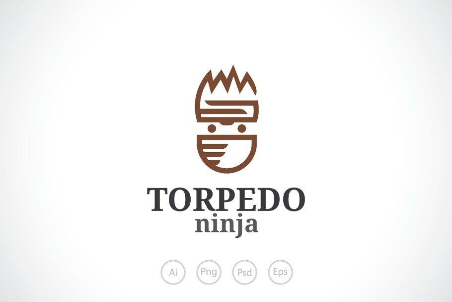 Torpedo Logo - Torpedo Ninja Logo Template ~ Logo Templates ~ Creative Market