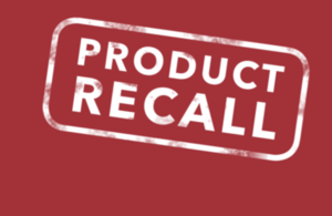 Recall Logo - Product recall