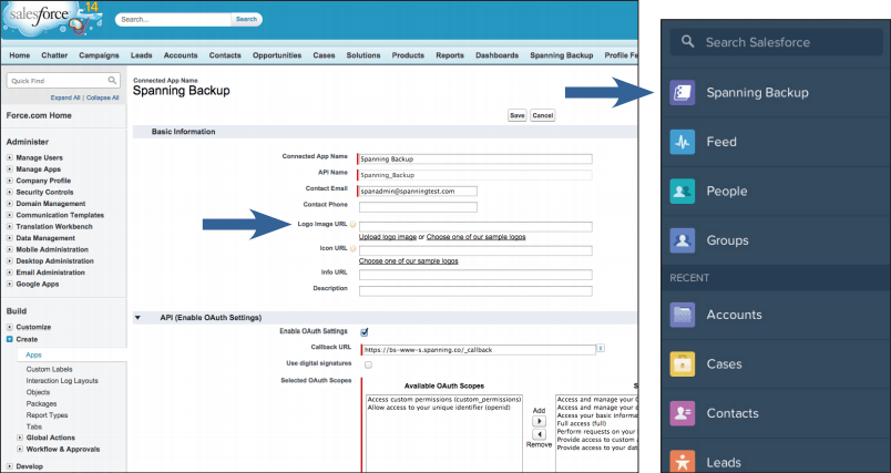 Salesforce1 Logo - How to Make Your Force.com Canvas App Available on Salesforce1