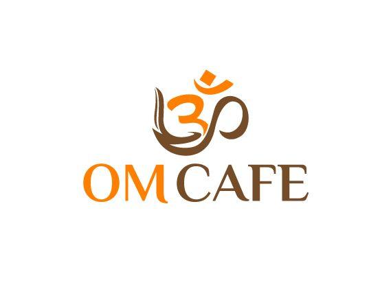 Om Logo - Elegant, Playful Logo Design for Aum Cafe or Cafe Aum or Om Cafe or