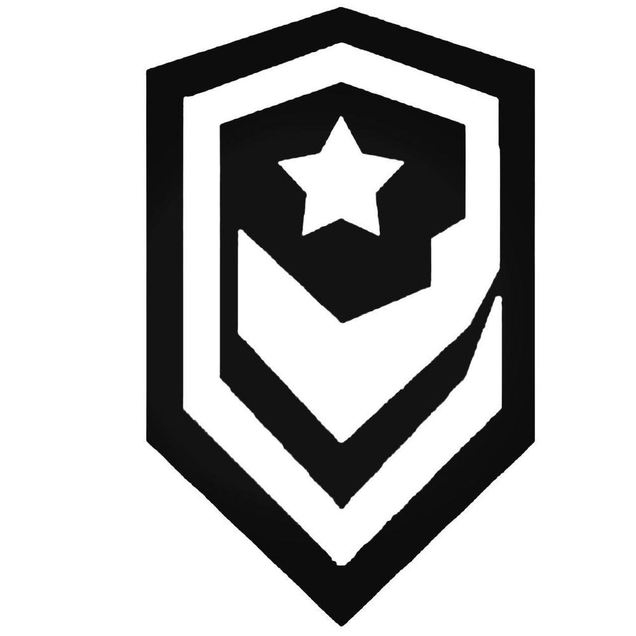 Terran Logo - Starcraft Terran Dominion Symbol Decal Sticker