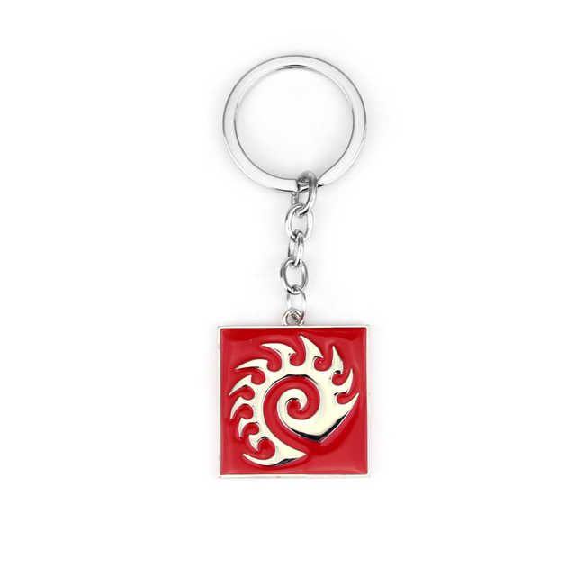 Terran Logo - US $1.52 15% OFF. fashion jewelry simple and elegant classic Filmography StarCraft 2 Protoss Terran logo metal keychain free shipping -in Key Chains