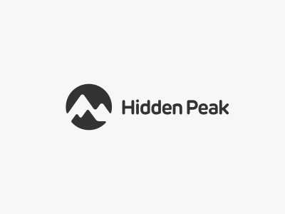 Peak Logo - Hidden Peak Logo Design by Dalius Stuoka | logo designer on Dribbble