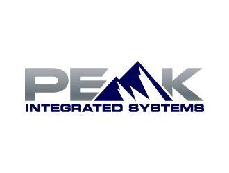Peak Logo - Peak Integrated Systems logo design - 48HoursLogo.com