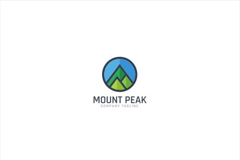 Peak Logo - Mount Peak Logo Template Logo Templates Creative Market