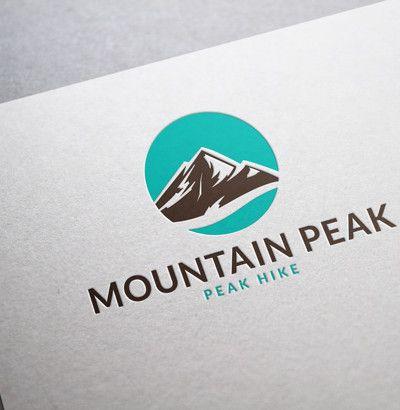 Peak Logo - Mountain Peak Logo