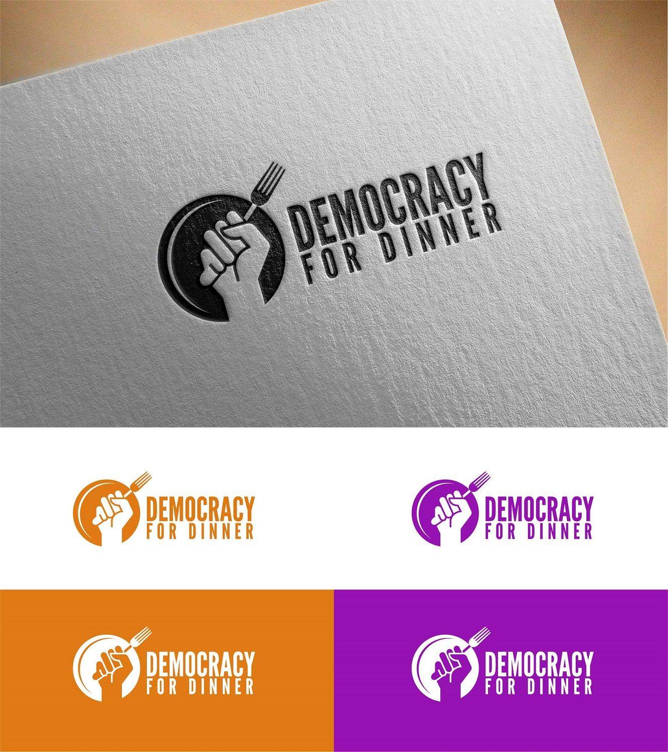 Democracy Logo - Political Logo Design for Democracy for Dinner by camdesign31 ...