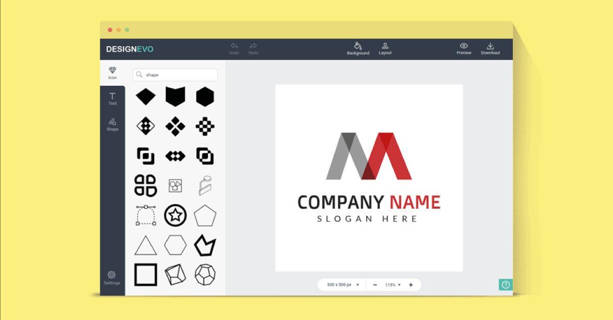 Crear Logo - Design Evo, una herramienta para crear logos gratis de