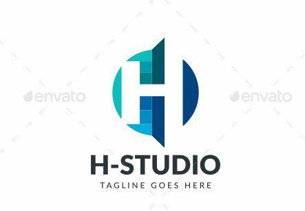 Arquitectura Logo - Logo Estudio Arquitectura. Logotipo con letra Inicial H.