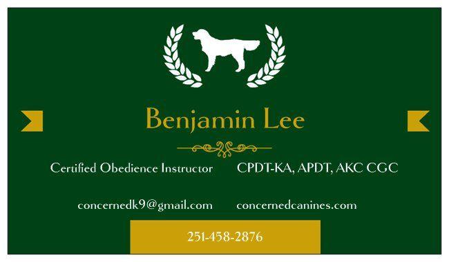 Cpdt Logo - Certified Dog Trainer Profile: Benjamin Matthew Lee, Pensacola, FL