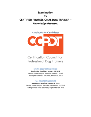 Cpdt Logo - Fillable Online CPDT KA Candidate Handbook Council
