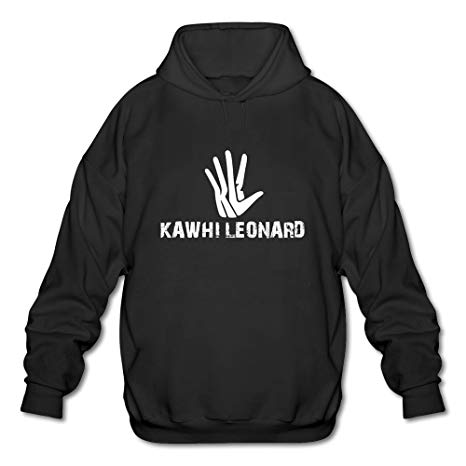Klaw Logo - Men's Spurs Kawhi Leonard The Klaw Logo Hoodies XXL Black: Amazon.ca