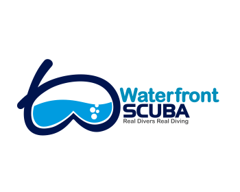 Scuba Logo - Logo design entry number 57 by masjacky. Waterfront Scuba logo contest