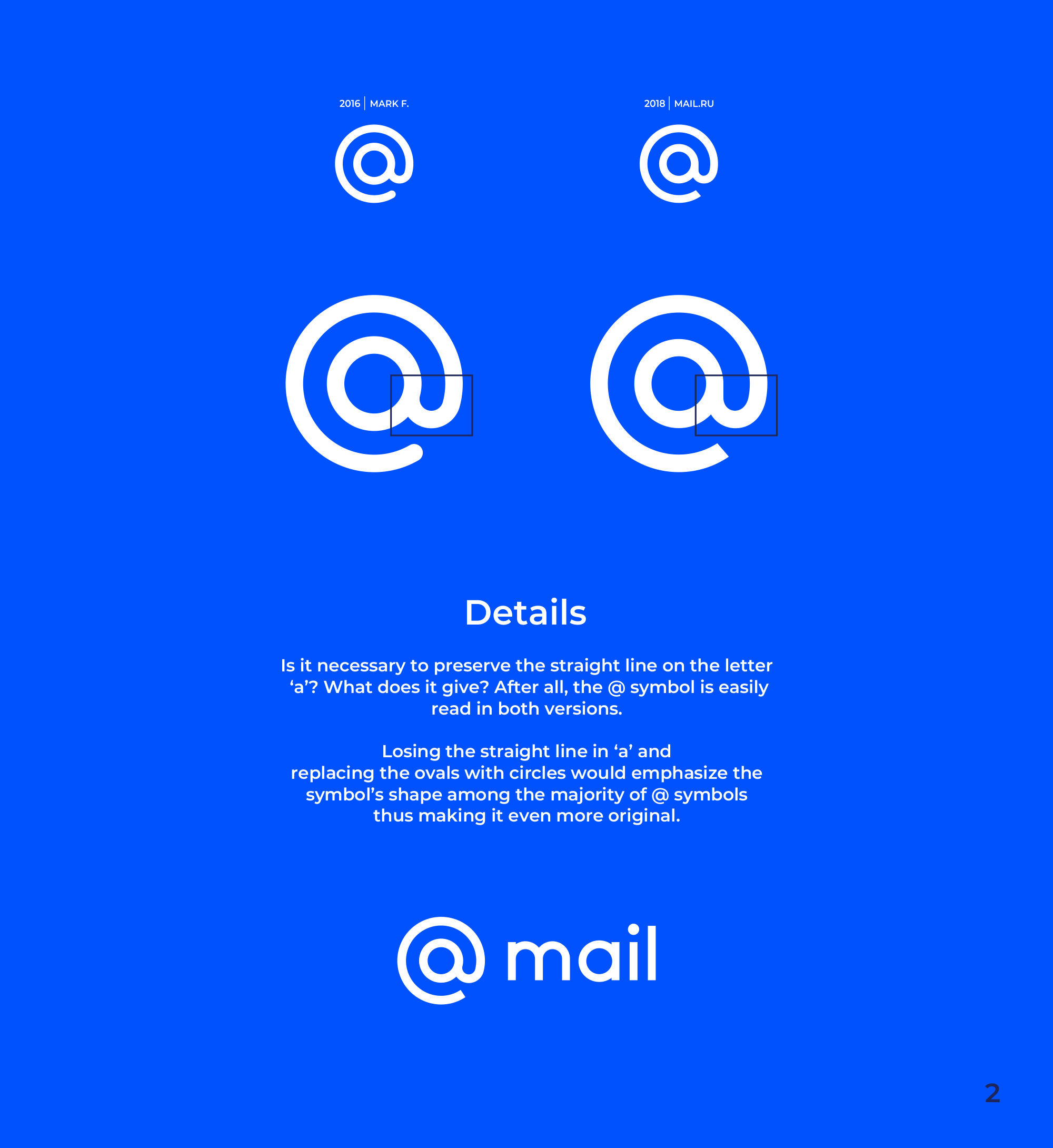 Mail.ru Logo - mail.ru case – Professional Logo Design