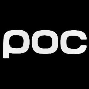 POC Logo - Details about POC STICKER HELMETS GOGGLES APPAREL SUNGLASSES WHITE DIE CUT  VINYL 4