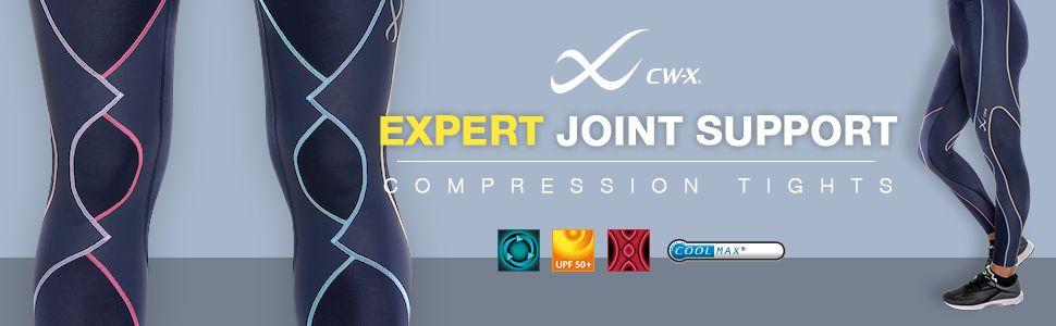 CW-X Logo - CW-X Women's Joint Support Expert Full Length Compression Tight