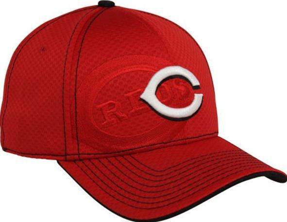 New Reds Logo - Cincinnati Reds Logo Red New Era ACL 39THIRTY Flex Fit Hat
