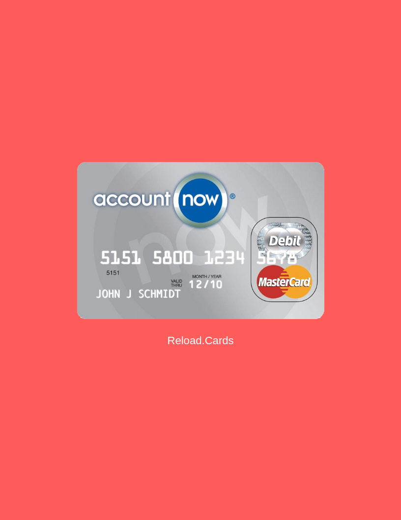 AccountNow Logo - AccountNow® Prepaid Card | Reloadable Prepaid Cards | Reloadable ...