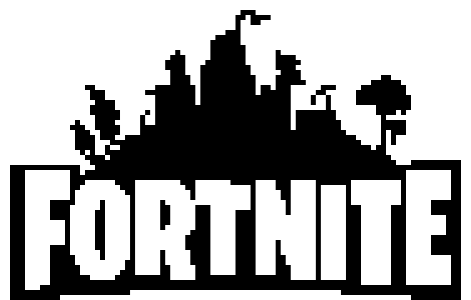 Fortnite Logo - Fortnite Logo | Pixel Art Maker