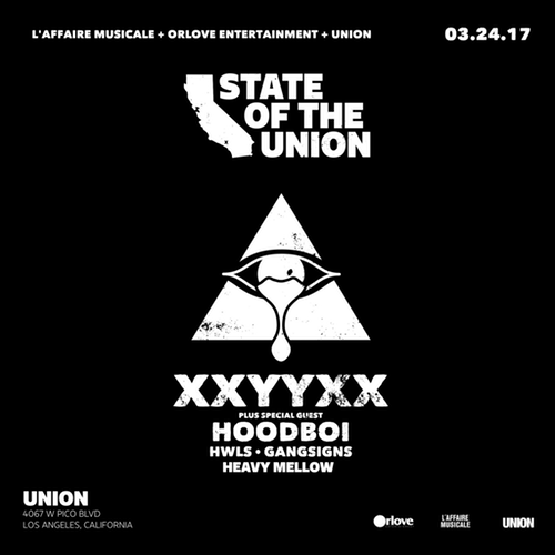 XXYYXX Logo - State of the UNION with XXYYXX plus special guest HOODBOI – Tickets ...