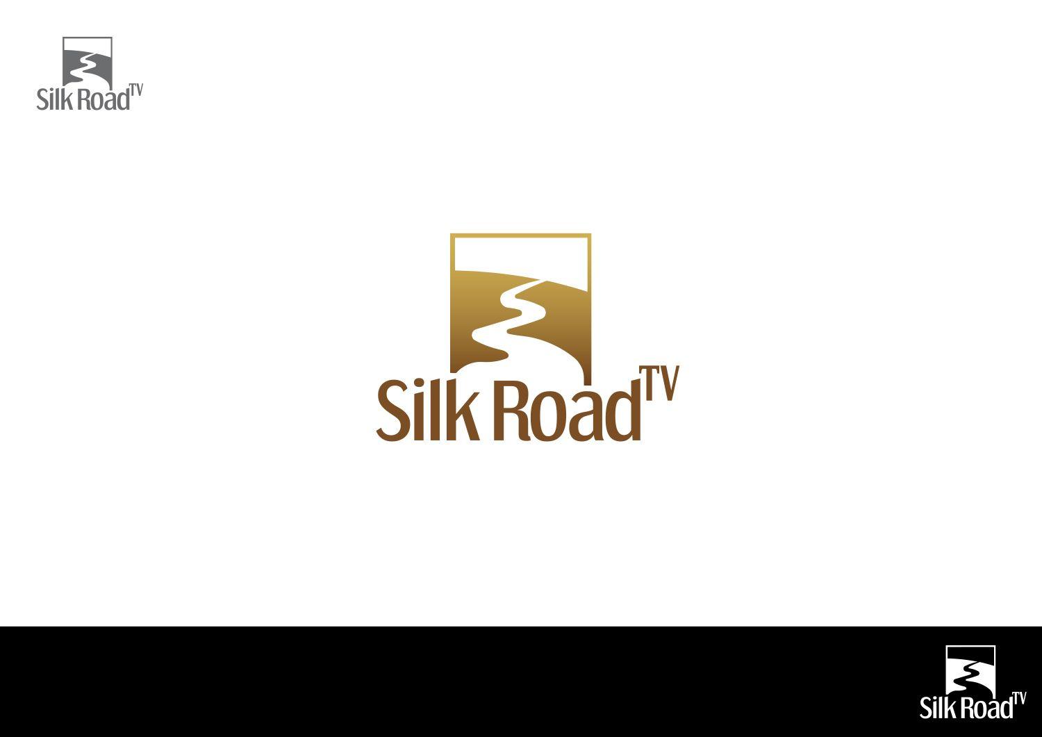 Road Logo - Professional, Bold, Television Station Logo Design for Silk Road TV