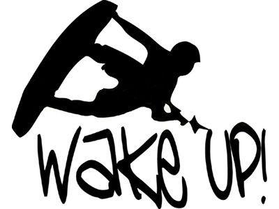 Wakeboard Logo - Wake Up!! | #wake #wakeboarding | www.boardtrader.com | INSPIRE ...