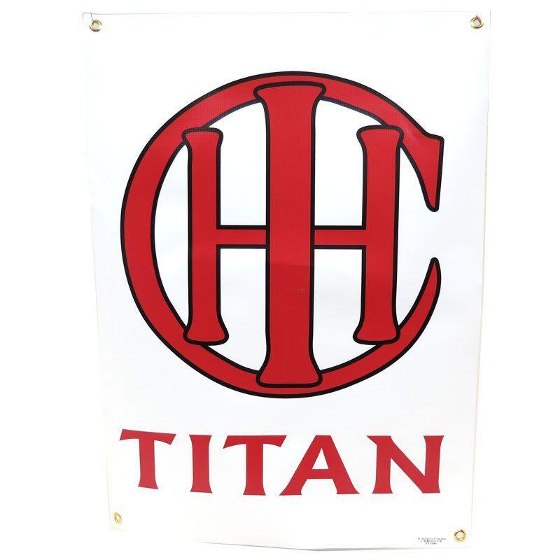 IHC Logo - IHC Titan Logo 20 x 20 Vinyl Banner