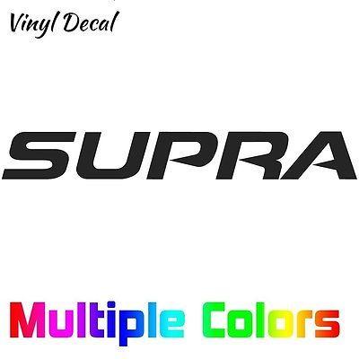 Wakeboard Logo - Supra Boats Decal | Wakeboard Boat Trailer Logo Vinyl Die Cut ...