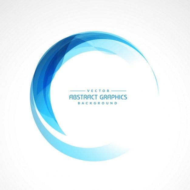 Blue Circle Logo - Abstract blue circle background Vector