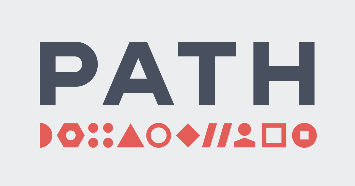 Path Logo - Better health moves humanity forward